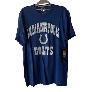 47‎ Brand Indianapolis Colts T-Shirt NFL Graphic Tee Short Sleeve Small